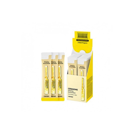Just go go cerasome sleeping serum mask 4ml — нічна ампульна маска із керамідами, інтенсивне зволоження, відновлення шкіри, для