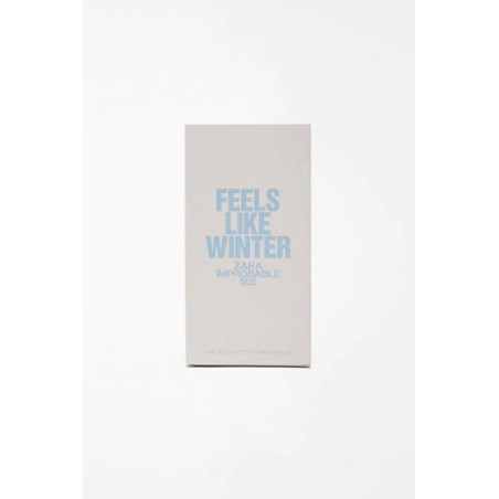 ZARA Improbable 005 Feels Like Winter 120ml — деревний мускусний аромат, делікатний та обволікаючий, для щоденного використання