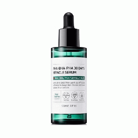Some By Mi AHA.BHA.PHA 30 Days Miracle Serum 50ml — регенеруюча сироватка для проблемної шкіри, з 40 натуральних екстрактів,