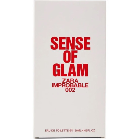 ZARA Sense of Glam 120ml — квітковий шипровий аромат, розкішний та шлейфовий, для вечірнього використання, для чутливої шкіри —