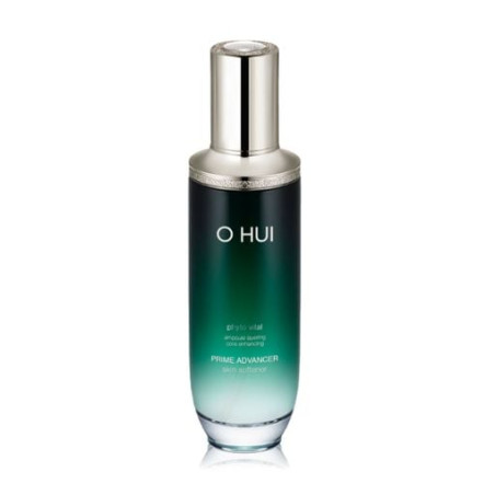 Омолоджуючий софтенер O Hui Prime Advancer skin softener 150ml — запобігання ламкості, подовження та об'єм, чорна, без грудочок