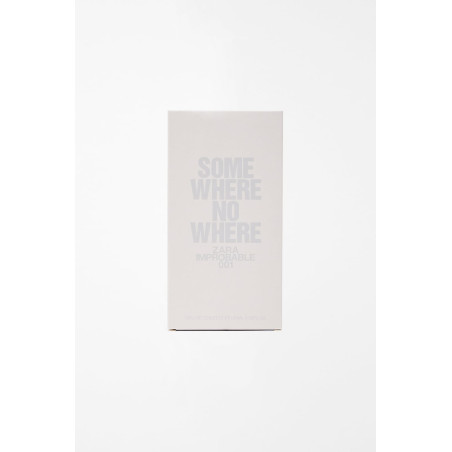ZARA SomeWhere No Where Improbable 001 120ml — цитрусовий мускусний, денний аромат, свіжість, легкість, інтелектуальна свіжість