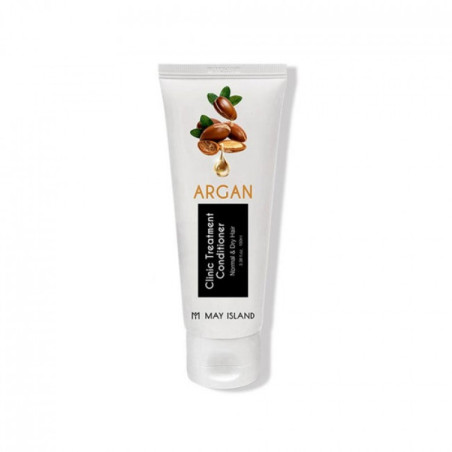 Відновлюючий кондиціонер MAY ISLAND ARGAN CLINIC TREATMENT CONDITIONER 100ml з арган олією та екстр ромашки, для всіх типів
