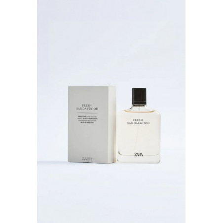 Zara Fresh Sandalwood 100ml — парфумерна вода з глибоким та насиченим ароматом, ідеальний для теплої погоди, упаковка — упаковка