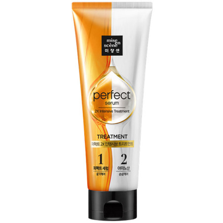 Mise En Scene Perfect Serum 2X Intensive Treatment 180ml — відновлююча маска на основі 7 ефірних олій, глибоке живлення, догляд
