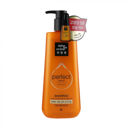 Mise en Scene Perfect Serum Shampoo Super Rich 680ml — інтенсивно відновлювальний шампунь для сухого та пошкодженого волосся,