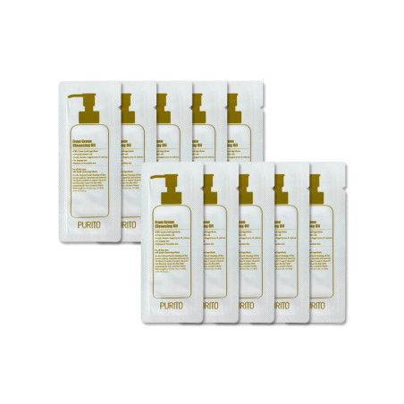 Purito From Green Cleansing Oil 1,3ml — органічна гідрофільна олійка для демакіяжу шкіри обличчя, зволоження, догляд за
