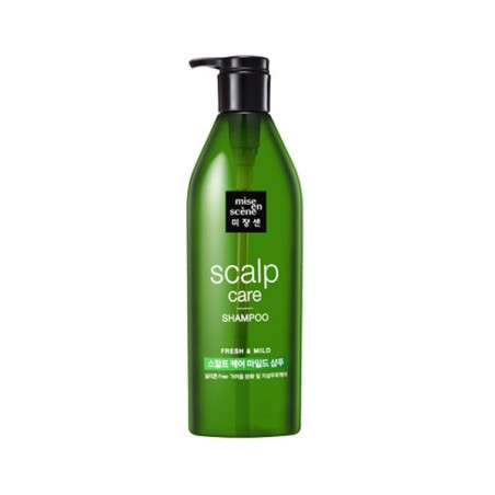 Mise En Scene Scalp Care Shampoo 680ml — шампунь для чутливої шкіри голови, комплекс цілющих екстрактів, зняття подразнень —