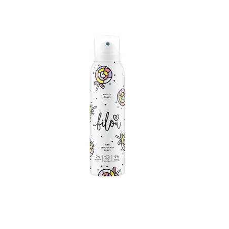 Bilou Deodorant Spray Lovely Candy 150ml — дезодорант-спрей з солодким ароматом карамелі, догляд за шкірою — вигляд товару