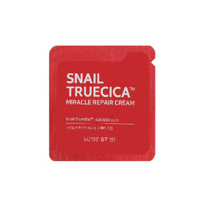 Some By Mi Snail Truecica Miracle Repair Cream — заспокійливий відновлюючий крем зі слизом равлика, керамідами, відновлення