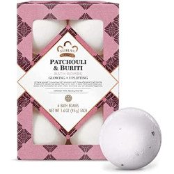 Бомби для ванни Nubian Heritage Patchouli Buriti 45g — з екстрактом пачолі, зволоження та заспокоєння шкіри, приємний аромат —