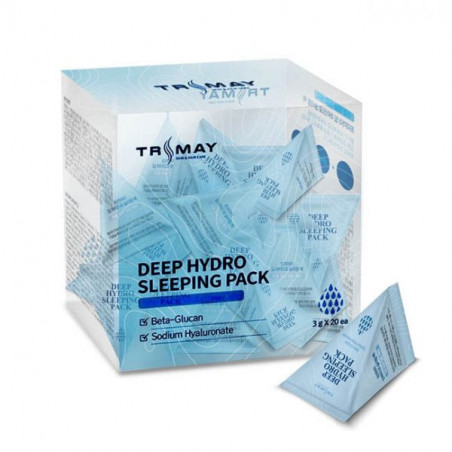 Нічна маска Trimay Deep Hydro 3g — з гіалуроновою кислотою, інтенсивне зволоження, для сухої шкіри — фото 1