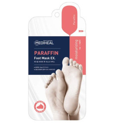 Відновлююча парафінова маска-шкарпетки Mediheal Paraffin Foot Mask EX — інтенсивне зволоження ніг, відновлення шкіри, приємний
