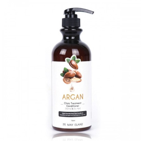 MAY ISLAND ARGAN CLINIC TREATMENT CONDITIONER 750ml — відновлюючий кондиціонер для волосся з аргановою олією та екстрактом