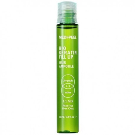 Medi-Peel Bio Keratin Fill Up Hair Ampoule 13ml — зміцнюючі філери для волосся, кератин, біотин, пантенол, для всіх типів
