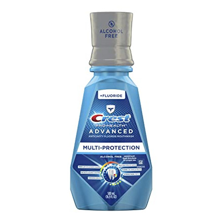 Crest Pro Health Advanced Multi-Protection Mouthwash ополіскувач для ротової порожнини без спирту, 500ml — захищає від зубного