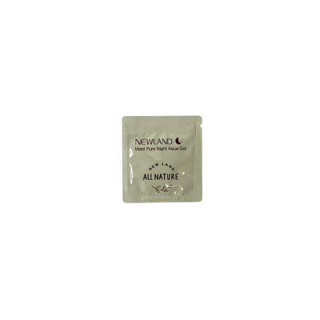 Крем Newland All Nature Moist Pure Night Aqua Gel 2g — нічне зволоження, квіткові екстракти, зміцнення бар'єру — вигляд товару