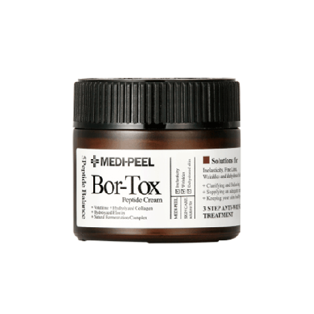 Ліфтинг крем для обличчя Medi-Peel Bor-Tox Peptide Cream 50ml — пептидний комплекс, кераміди, волюфілін, олія ши, для всіх
