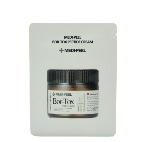 Ліфтинг-крем для обличчя Medi-Peel Bor-Tox Peptide Cream 1,5г — пептиди, кераміди, волюфілін, олія ши, антивіковий ефект —