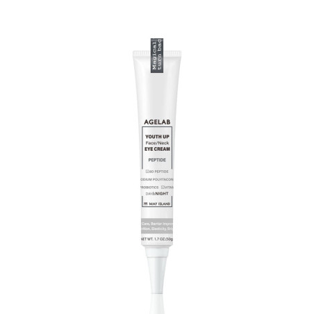 Омолоджувальний крем під очі AGELAB Youth Up Eye Cream PEPTIDE 50ml — пептиди, пробіотики, розгладження зморшок, для чутливої