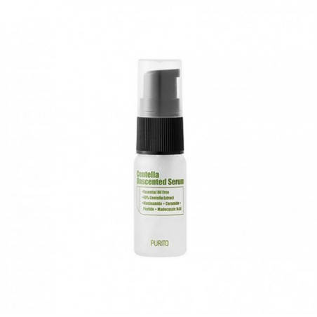 МІНІФОРМАТ Зволожувальна сироватка Purito Centella Unscented 15ml — відновлення, заспокоєння, без запаху — вигляд товару