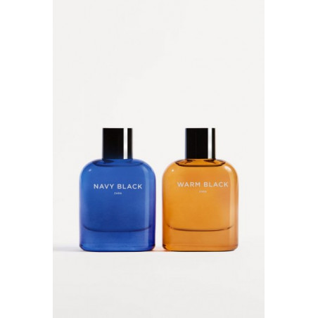 ZARA Navy Black 80ml + Warm Black 80ml — парфумована вода для чоловіків, свіжий деревний аромат, довготривалий ефект,