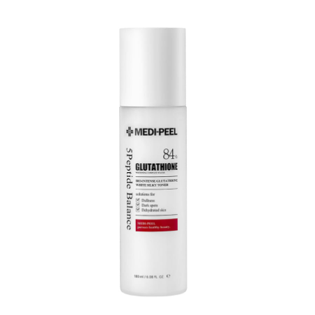 Medi-Peel Bio-Intense Glutathione White Toner 180ml — освітлювальний тонер для обличчя, глутатіон, вирівнювання тону, упаковка