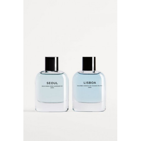 ZARA Seoul 80ml + Lisboa 80ml - парфумована вода для чоловіків та жінок, свіжі квіткові та деревні ноти, елегантний аромат —