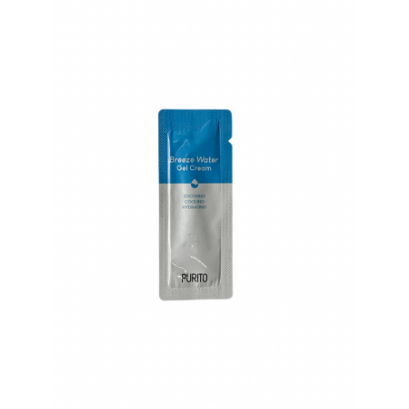 МІНІФОРМАТ Зволожувальний гель-крем Purito Breeze Water Gel Cream — з екстр сквалена, алое, легка текстура, швидке вбирання,