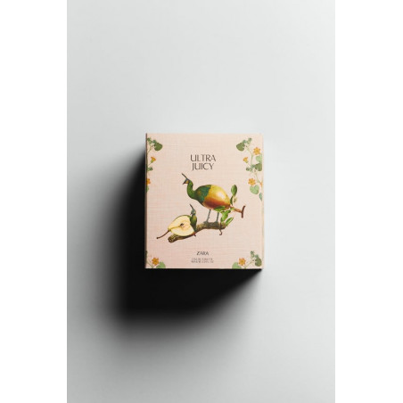 ZARA Ultra Juicy (принт фазан) 90ml — стильний флакон з принтом фазана, яскраве оформлення, преміум якість, іспанське