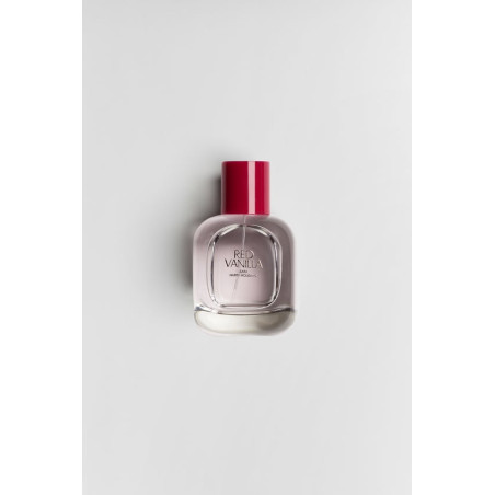 ZARA Red Vanilla 90ml (звичайні + квіти) — флакон червоного кольору, об'єм 90 мл, іспанська якість, солодкий аромат — упаковка