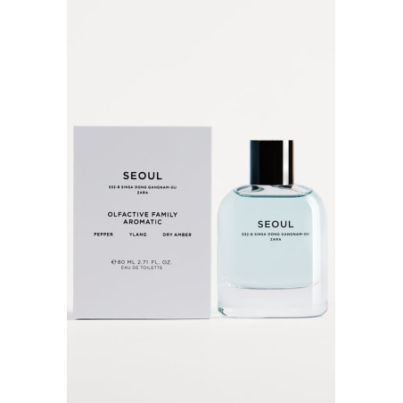 ZARA Seoul 532-8 sinsa dong gangnam-gu 80 ml — жіночі парфуми з оригінальним дизайном, об'єм 80 мл, іспанський бренд — фото 1
