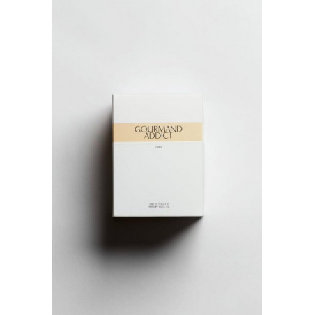 ZARA Gourmand Addict 90ml — елегантний східний аромат, ноти бергамоту, апельсина, карамелі та ванілі, для жіночності — текстура