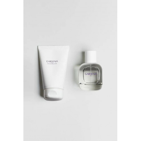 НАБІР Zara Gardenia 90ml + Shimmering Body Lotion 125 ml — квітковий аромат з нотами гарденії, зволожуючий лосьйон для шкіри —