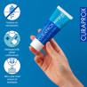 Професійна зубна паста Curaprox Enzycal Zero 75ml — без фтору, з ферментами, захист від карієсу, для вагітних — аплікація