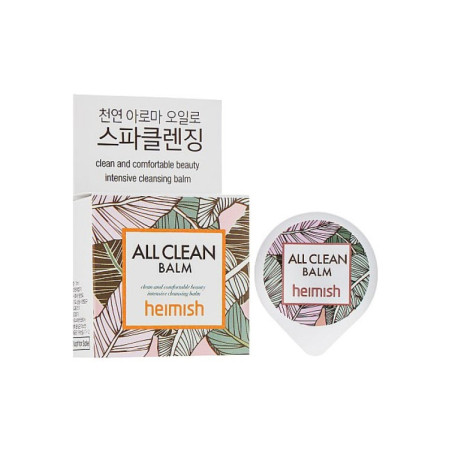 Гідрофільний бальзам для демакіяжу Heimish All Clean Balm 5ml — квіткові екстракти, цитрусові олії, масло ши, для всіх типів