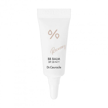Стійкий ВВ-крем Dr.Ceuracle Recovery BB Balm 2ml — з матовим фінішем, арбутином, рослинними екстрактами, для всіх типів шкіри —