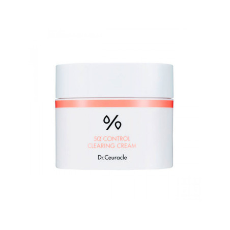 Себорегулюючий гель-крем Dr.Ceuracle 5α Control Clearing Cream 50ml — для жирної та проблемної шкіри, з екстрактом гамамелісу,