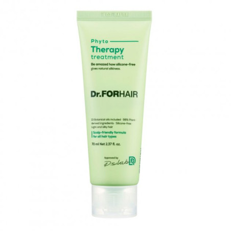 Маска-кондиціонер Dr.FORHAIR Phyto Therapy 70ml — олії макадамії, авокадо, аргани, для всіх типів волосся — вигляд товару