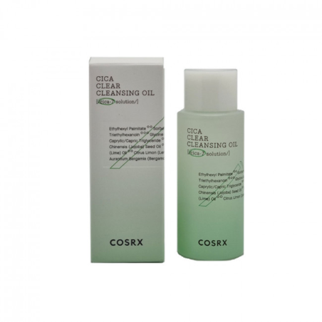 Гідрофільна олія для обличчя Cosrx Cica Clear Cleansing Oil 50ml — глибоке очищення, зменшення почервоніння, чутлива шкіра —