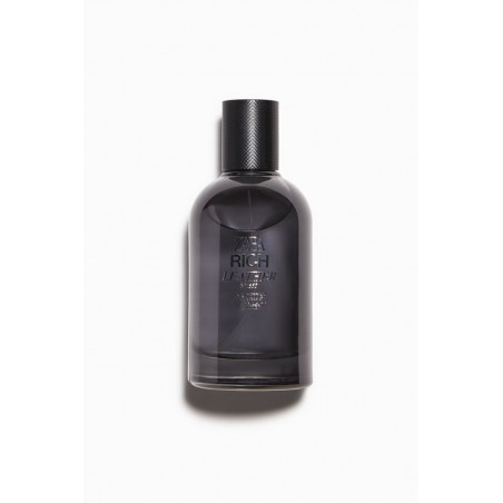 Zara Rich Leather 1555 100ml — парфумерна вода для чоловіків, шкіряні ноти, пряні акорди, для вечірнього використання — упаковка