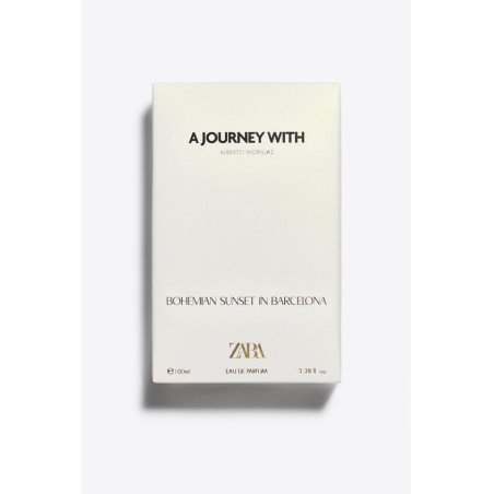 Zara A JORNEY with Alberto Morrillas Bohemian sunset in Barcelona 100ml — парфумерна вода для жінок, квітково-деревний аромат,