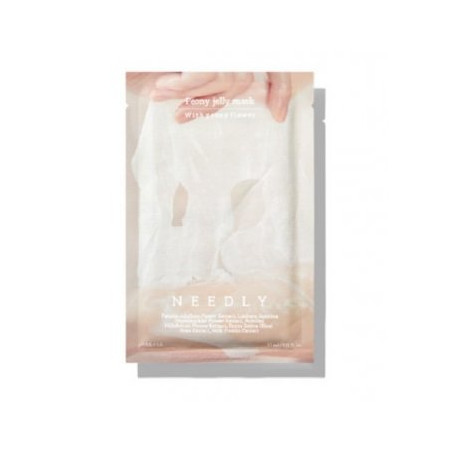 Освітлювальна гіпоалергенна маска Needly Peony Jelly 33мл — зволоження, освітлення, підвищення захисних функцій — упаковка