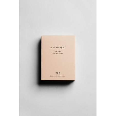 ZARA NUDE BOUQUET 30 ml New — флакон парфуму, сучасний дизайн, стильна упаковка, компактність — упаковка
