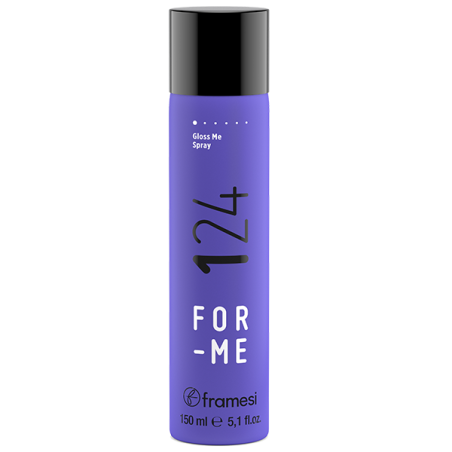 Спрей для блиску Framesi For-me 124 Gloss Me Spray 150 ml — для об'єму волосся, з антистатичним ефектом, для тонкого волосся, —