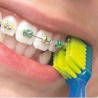 Зубна щітка Curaprox Ortho Ultra Soft — для чищення брекет-систем, з 5460 щетинками Curen®, — вигляд товару