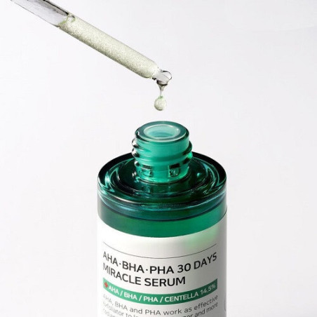 Some By Mi AHA.BHA.PHA 30 Days Miracle Serum 50ml — регенеруюча сироватка для проблемної шкіри, з 40 натуральних екстрактів,