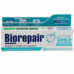 Зубна паста професійна Biorepair PROAdvanced для захисту з рідкою емаллю та антибактеріальним складом, 75 мл