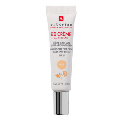 Тонуючий BB-крем Erborian BB Cream au Ginseng SPF20 NUDE 15ml — з екстрактом женьшеню, для всіх типів шкіри — вигляд товару