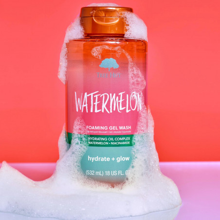 Гель для душу Tree Hut Watermelon Foaming Gel Wash 532ml — з ніацинамідом та кавуном, живить та пом'якшує — вигляд товару